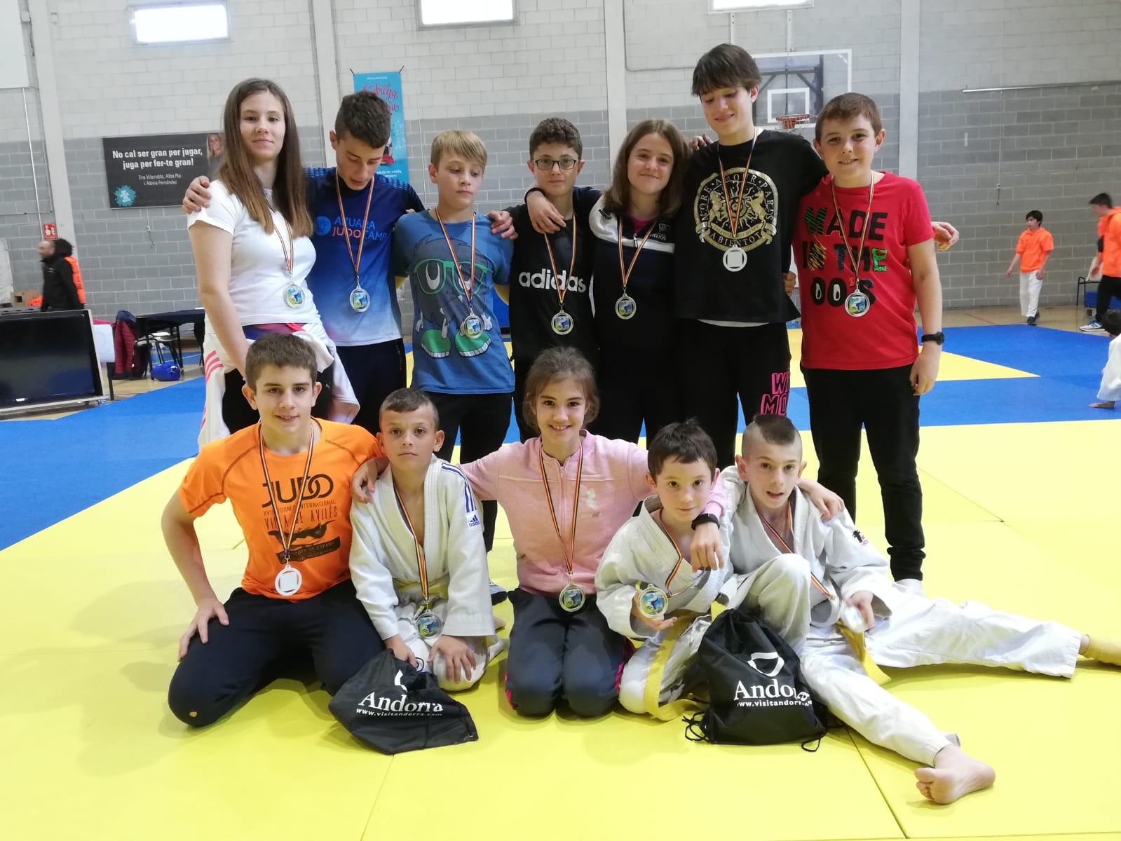 12 medallas en el Torneo de Judo Villa de Andorra 04-05-19